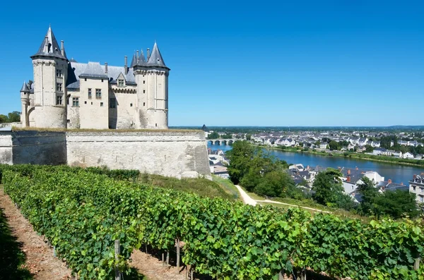 Saumur hrad v Loire — Stock fotografie