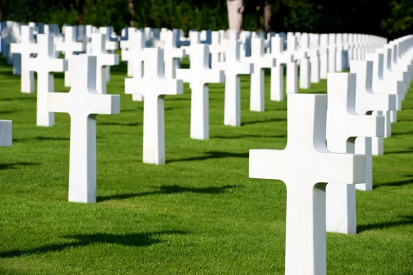 Friedhof in der Normandie — Stockfoto