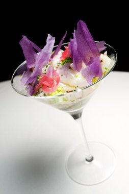 Karides kokteyli görünümü