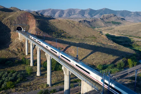 Velocidad Vista tren —  Fotos de Stock