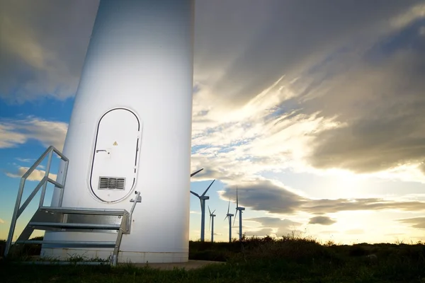 Větrná energie zobrazení — Stock fotografie