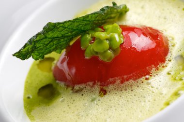 Modern salata yakın çekim