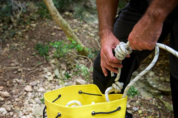 Canyoning i Spanien — Stockfoto