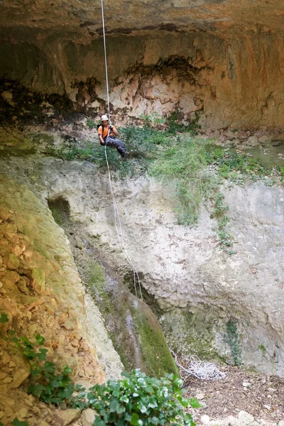 Canyoning em Espanha — Fotografia de Stock