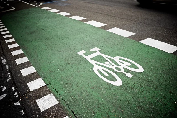 Cycleway close-up — Stockfoto