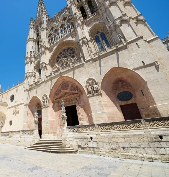 Blick auf den Dom von Burgos — Stockfoto