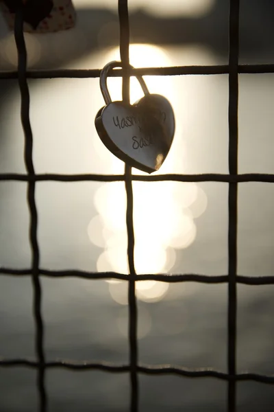 Love padlock view — Stock Photo, Image