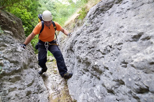 Canyoning in Spain — Stock Photo, Image