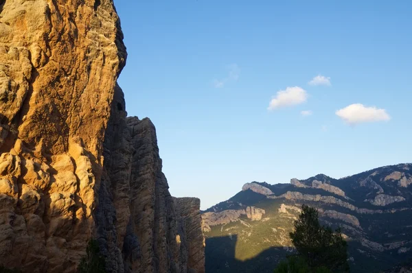 Vista parete rocciosa — Foto Stock