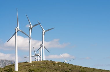 Rüzgar türbinleri görüntülemek