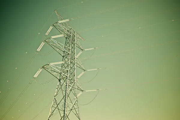 Vue de ligne électrique — Photo