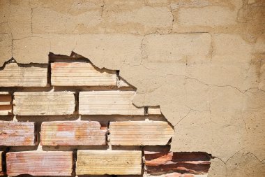 Tuğla duvar görünümü