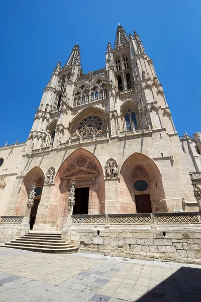 Vue sur la cathédrale de Burgos — Photo