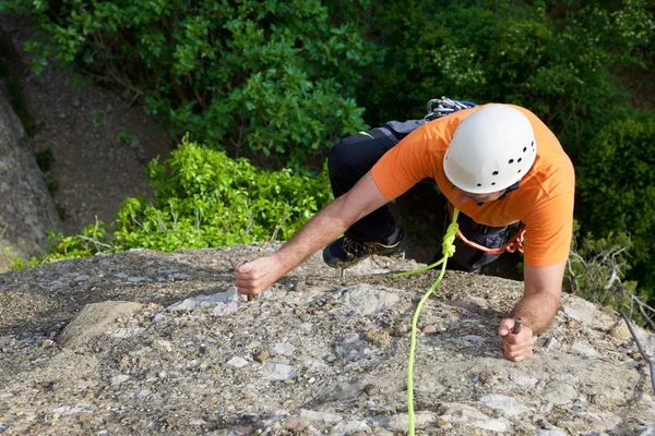 Climber in Spain Stock Image