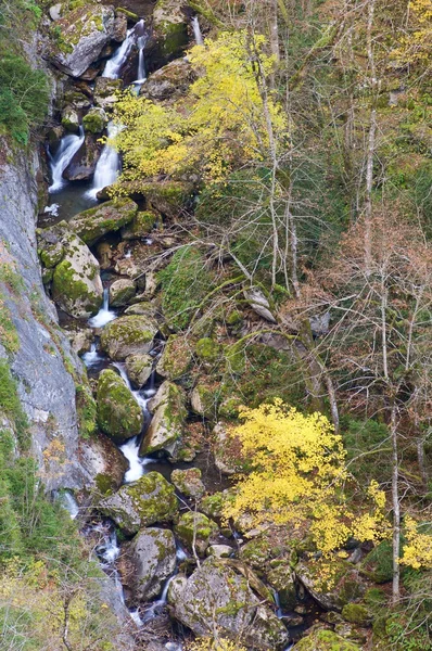 Creek i Pyrenéerna — Stockfoto