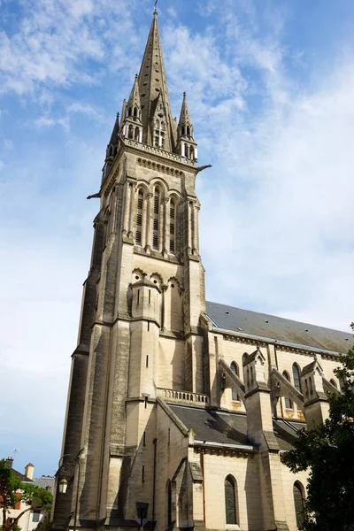 Pau França Agosto 2020 Vista Exterior Igreja Neogótica São Martinho — Fotografia de Stock