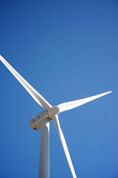 Turbina Eólica Para Producción Energía Eléctrica Provincia Zaragoza Aragón España —  Fotos de Stock