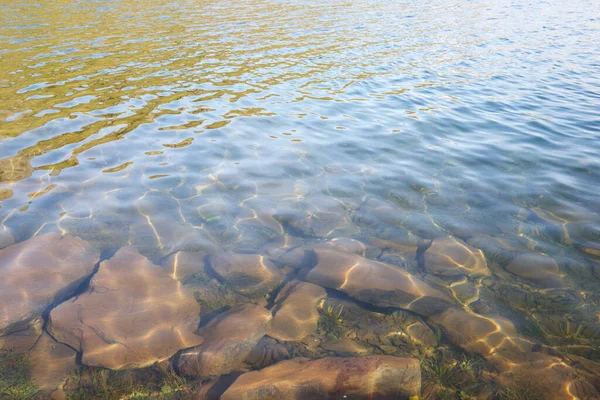 Spanya Nın Aragon Kentindeki Huesca Eyaletindeki Estanes Gölü Yakın Çekim — Stok fotoğraf