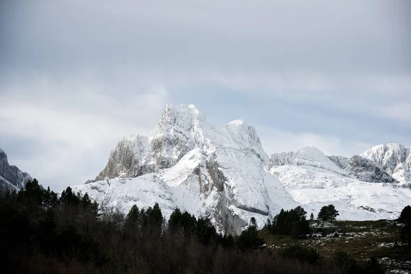 Aspe Peak Údolí Canfranc Pyreneje Provincii Huesca Aragon Španělsku — Stock fotografie