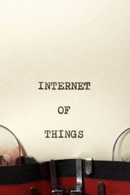 Nesnelerin interneti bir daktilo ile yazıldı.