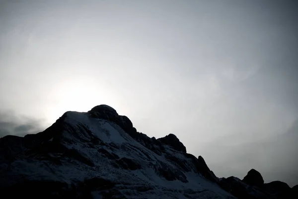 Pico Valle Canfranc Pirineos Provincia Huesca Aragón España — Foto de Stock