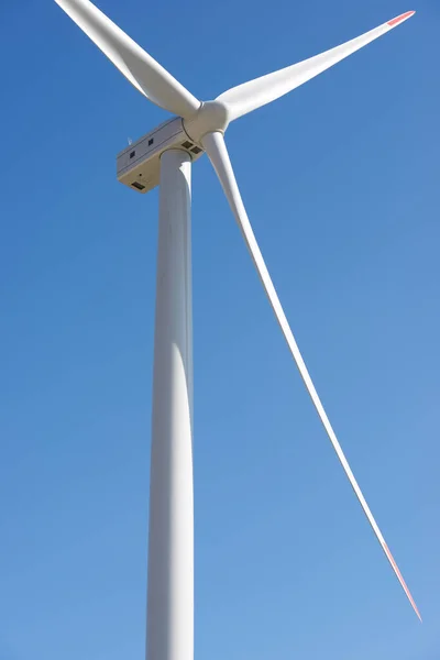 Turbina Eólica Para Producción Energía Eléctrica Provincia Zaragoza Aragón España —  Fotos de Stock