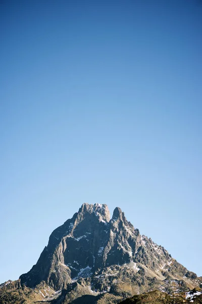 Szczyt Midi Dossau Dolinie Ossau Pireneje Pireneje Francji — Zdjęcie stockowe