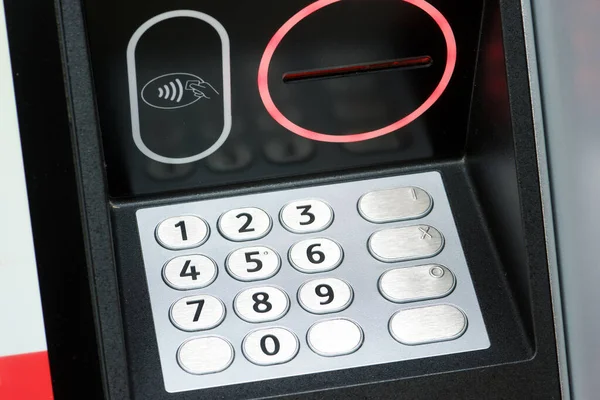 Close Atm Can Used Contactless Cards — Stock Photo, Image