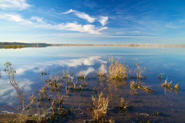 Zaragoza Eyaleti Loteta Barajı, İspanya Aragon.