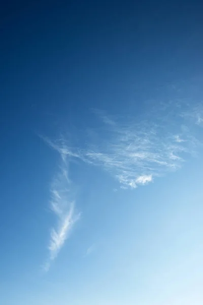 White cloud and blue sky in France.