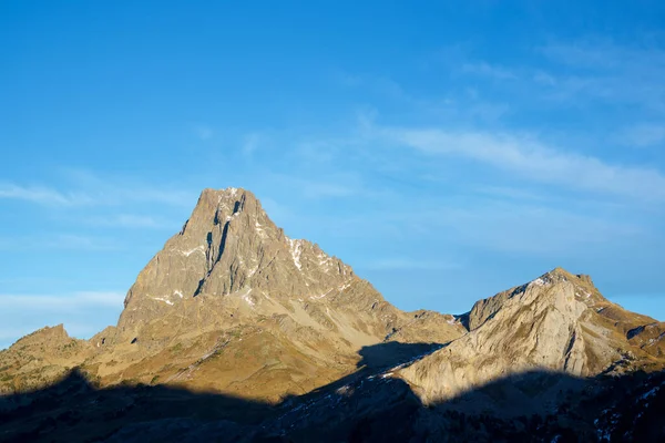 Midi Dossau Peak Στην Κοιλάδα Ossau Εθνικό Πάρκο Πυρηναίων Πυρηναία — Φωτογραφία Αρχείου