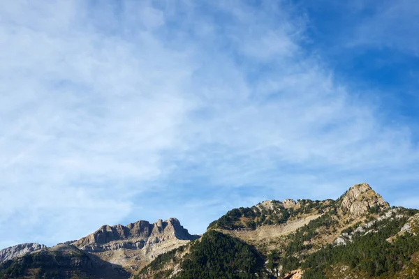 Montanhas Nos Pirinéus Canfranc Valley Aragão Província Huesca Espanha — Fotografia de Stock