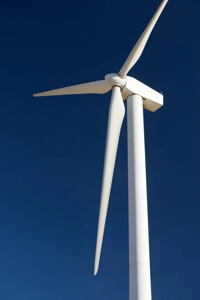 Turbina Eólica Para Producción Energía Eléctrica Provincia Zaragoza Aragón España —  Fotos de Stock