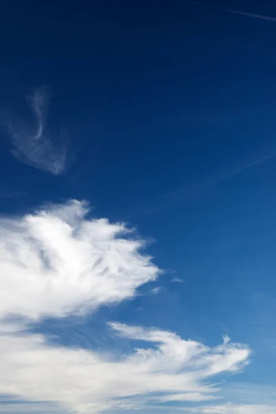 Nuvens Brancas Céu Azul Espanha — Fotografia de Stock