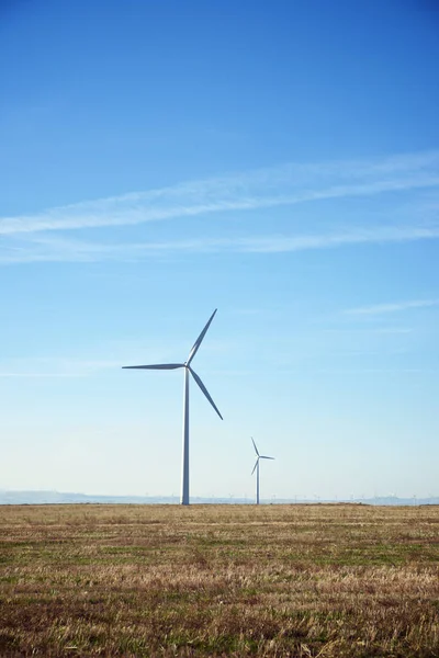 Windkraftanlagen Zur Stromerzeugung Provinz Huesca Aragon Spanien — Stockfoto