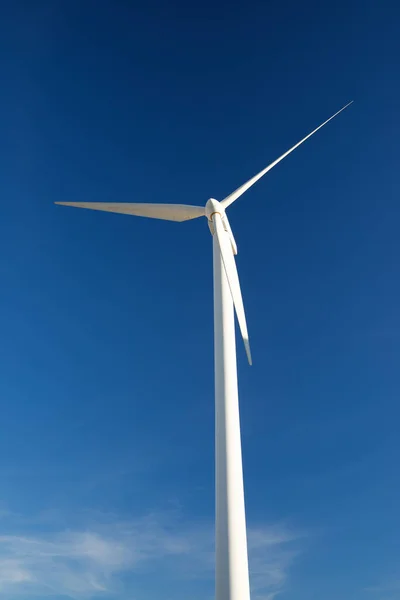 Turbina Eólica Para Producción Energía Eléctrica Provincia Zaragoza Aragón España — Foto de Stock