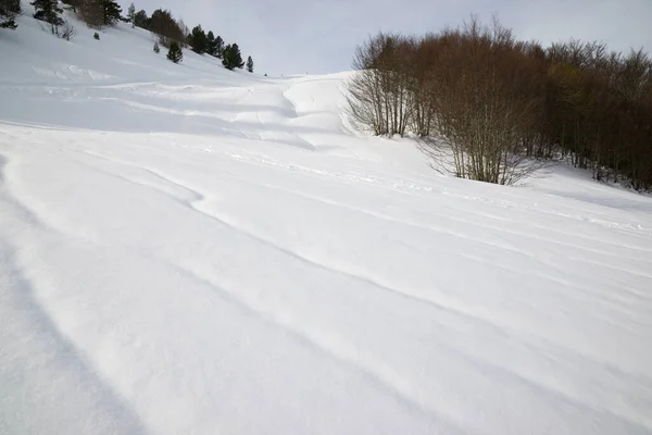 フランスのAspe Valleyの雪景色 — ストック写真