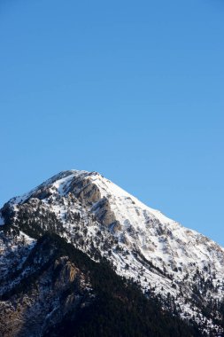 Pireneler tepeleri, Tena Vadisi, Huesca Eyaleti, İspanya Aragon.