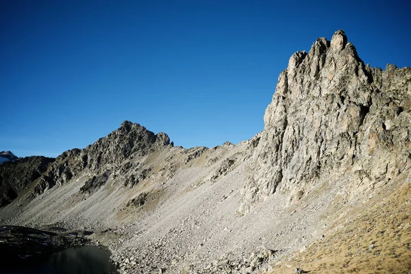 Toppar Pyrenéerna Tena Valley Provinsen Huesca Aragonien Spanien — Stockfoto