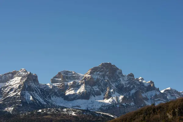 Peaks Pyrenees Tena Valley Huesca Province Aragon Spain — Fotografia de Stock