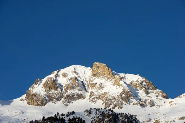 Toppar Pyrenéerna Tena Valley Provinsen Huesca Aragonien Spanien — Stockfoto