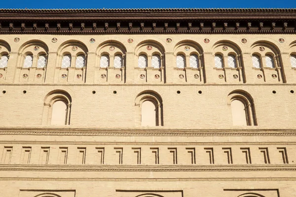 Lonja Palace Pilar Square Zaragoza Stad Aragon Spanje — Stockfoto