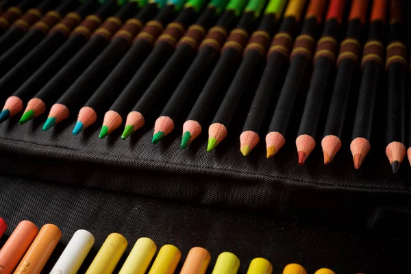 Group Pencils Case — Stock Photo, Image