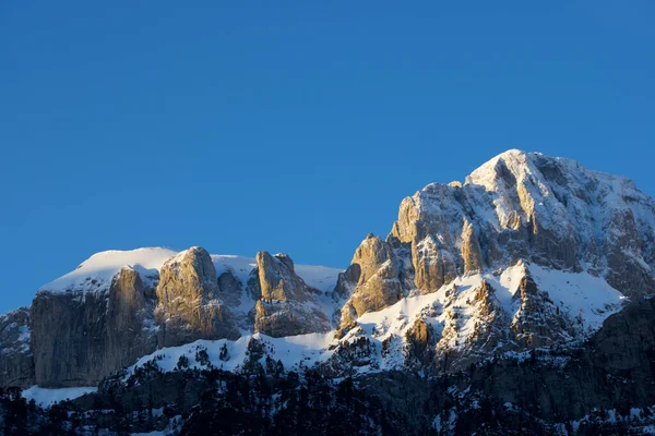 Picos Los Pirineos Valle Hecho Provincia Huesca Aragón España — Foto de Stock