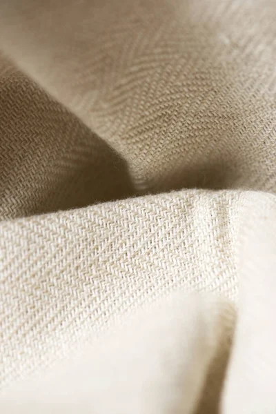 Close Beige Colored Fabric — Stock Photo, Image