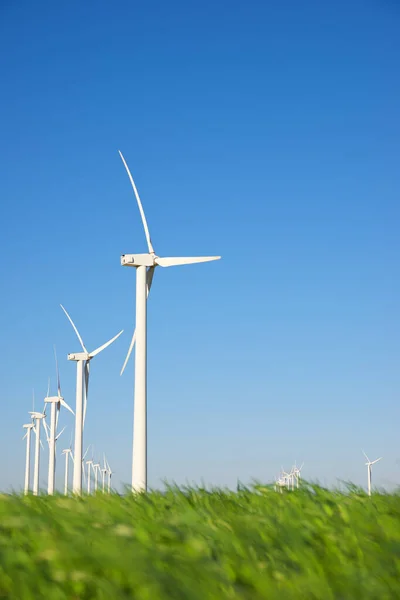 Eoliennes Pour Production Électricité Province Saragosse Aragon Espagne — Photo