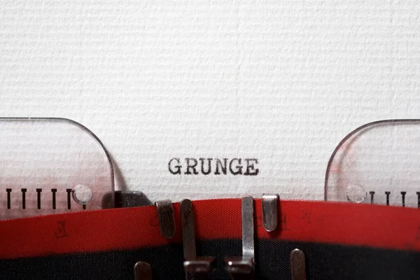 타자기로 Grunge — 스톡 사진