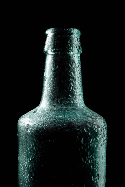 Zamknięcie Szklanej Butelki — Zdjęcie stockowe