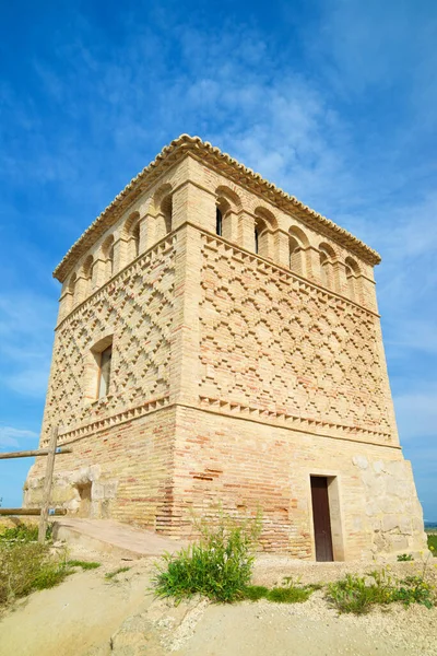 Κτίριο Mudejar Όνομα Casa Estanca Που Χρησιμοποιείται Για Γεωργικές Εργασίες — Φωτογραφία Αρχείου