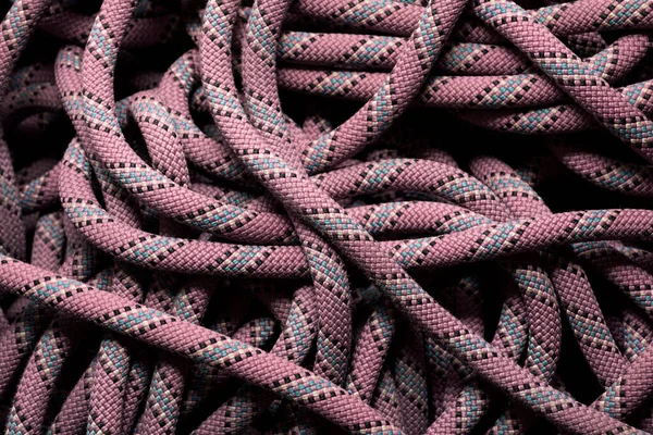 Pink Climbing Rope Close — Stock Photo, Image